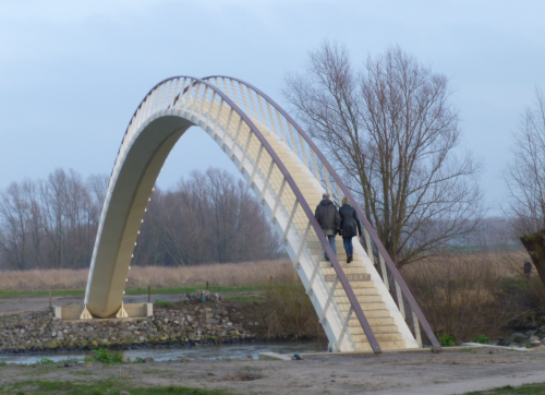 Officially opened to the public on 27 February, the bridge connects the city of Nijmegen to the Ooijpolder, a nature reserve located on the banks of the river Waal.