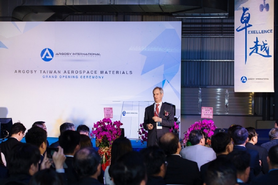 Argosy International Inc has opened a new 2,000 m2 manufacturing facility in Taiwan.