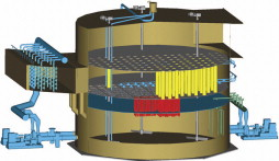 Diagram of a jet bubble reactor (JBR). (Source: Black & Veatch.)