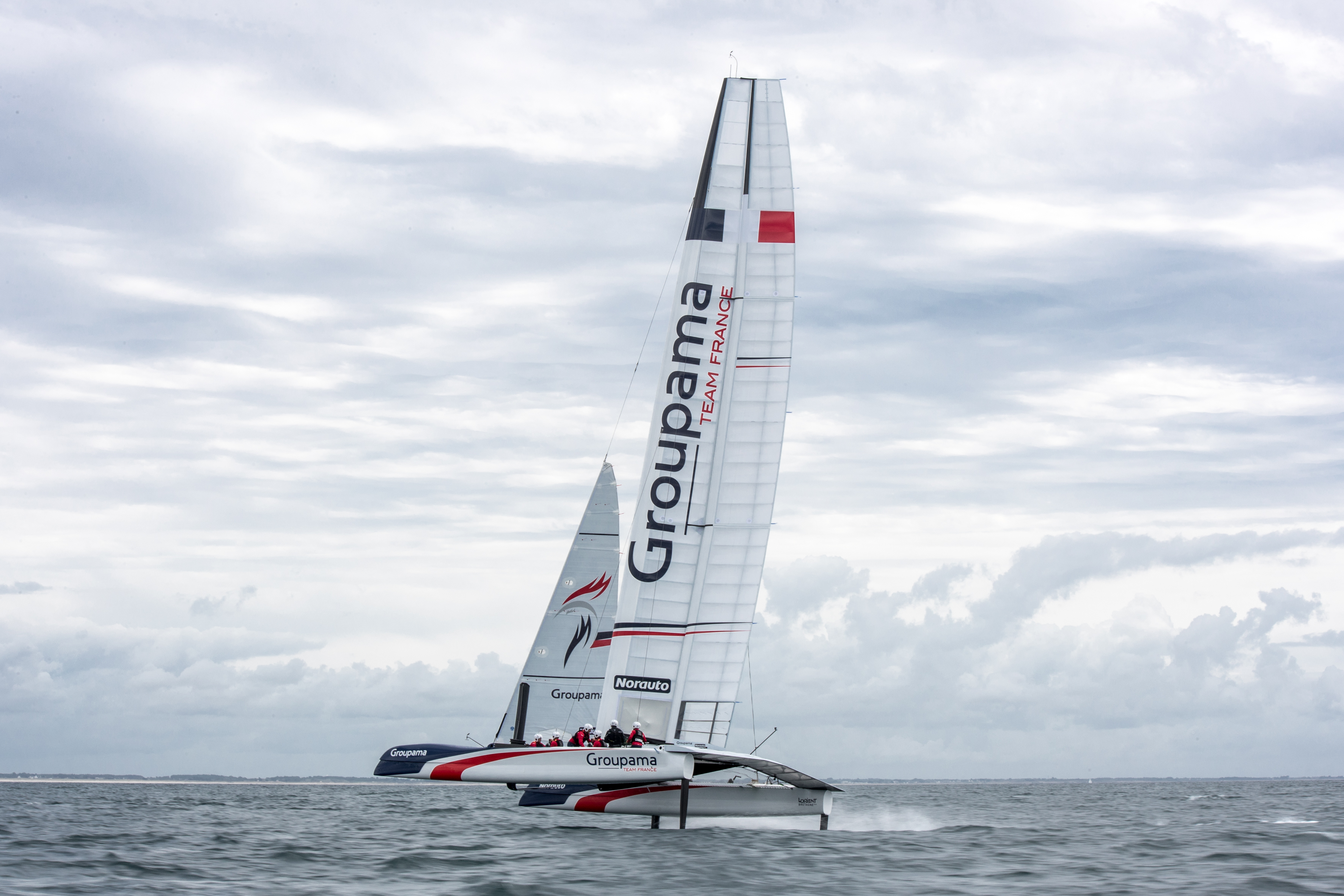 Groupama Team France, which built the boat, plan to sail it in the next round of the Louis Vuitton America’s Cup World Series (LCACWS).