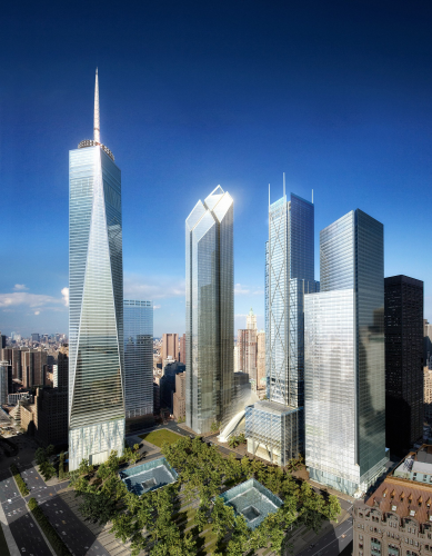 How 3 World Trade Center will look on completion.
