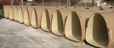 Channeline International Ltd in Dubai used AOC's resins to mould composite panels that relined 70-year-old sewers in Los Angeles.