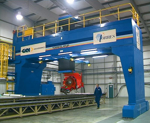 M. Torres lay-up machine at GKN Aerospace.