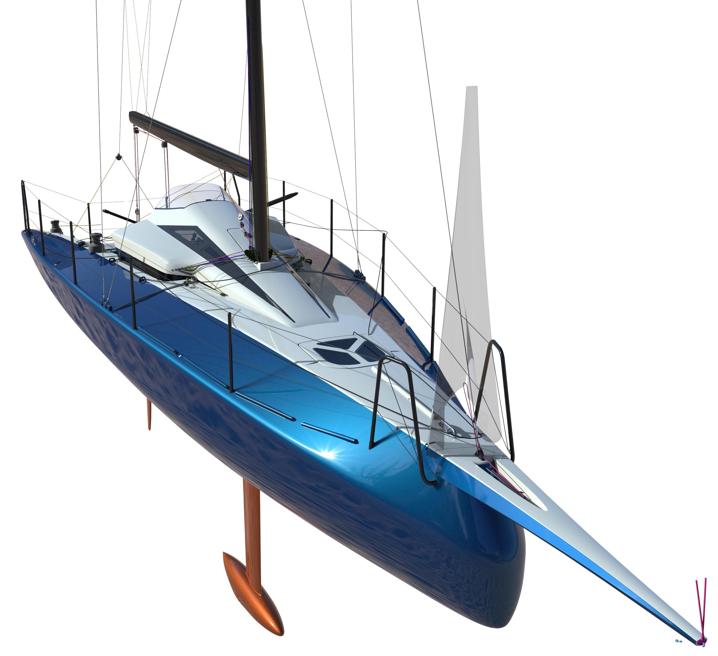 The Aeolos Performance 30 yacht can be used for single and double handed sailing.