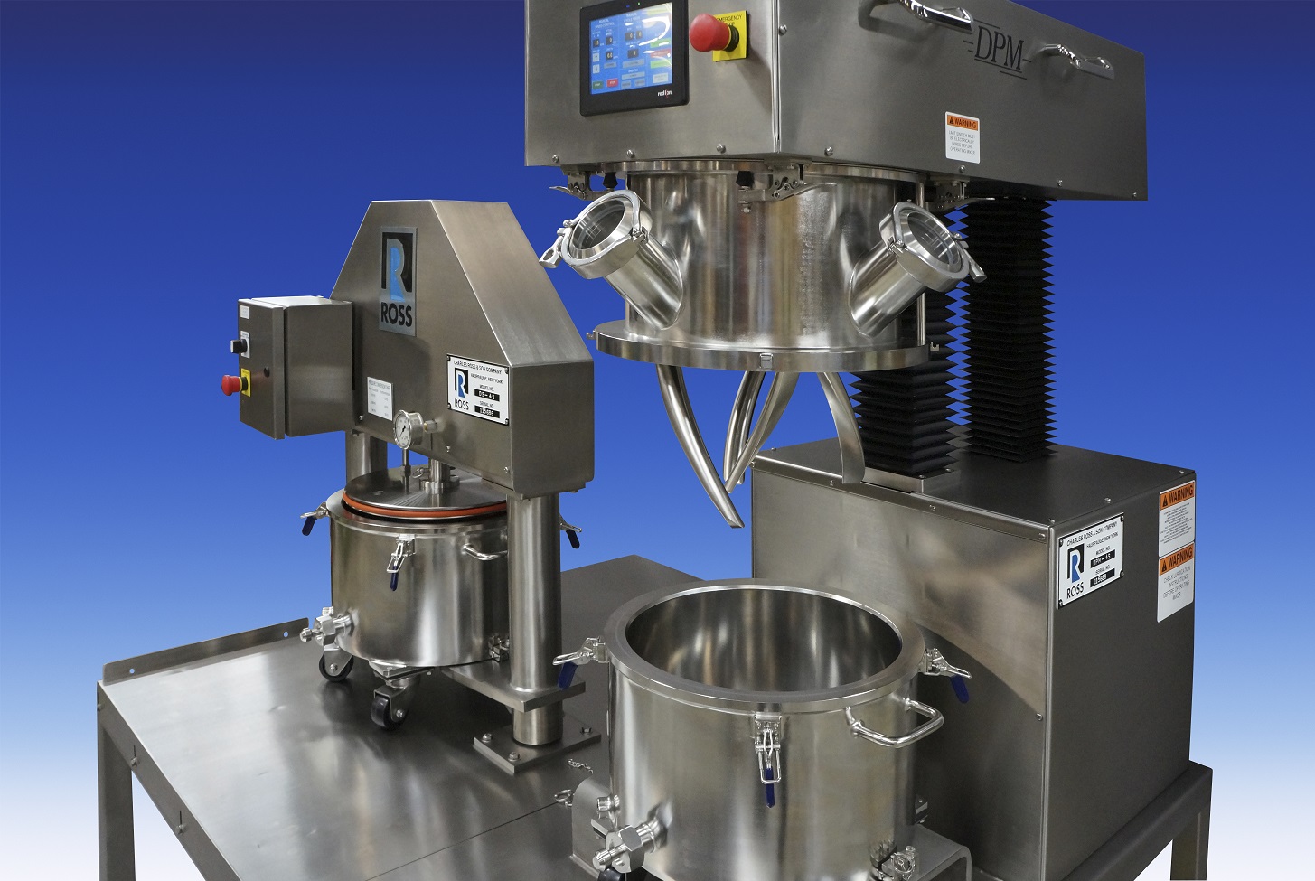 Charles Ross says that its double planetary mixer is now available in a ‘super sanitary’ turnkey configuration.