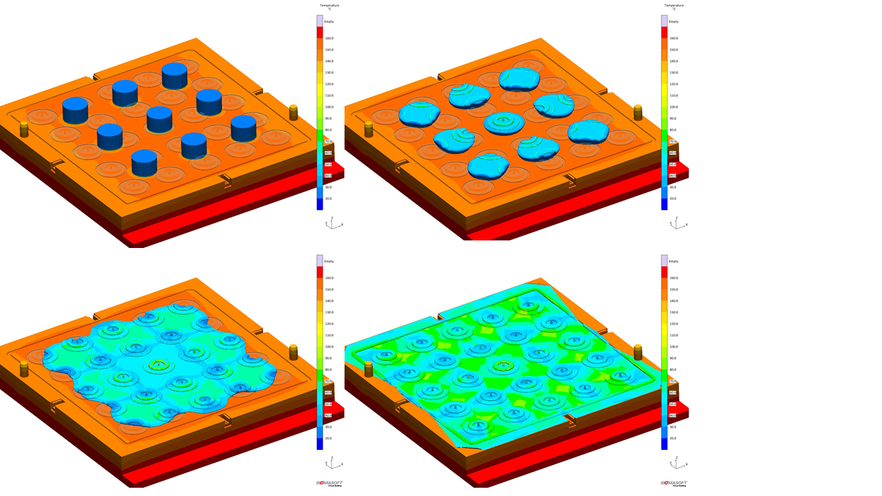 The software now covers the simulation of compression molding processes of rubber compounds.