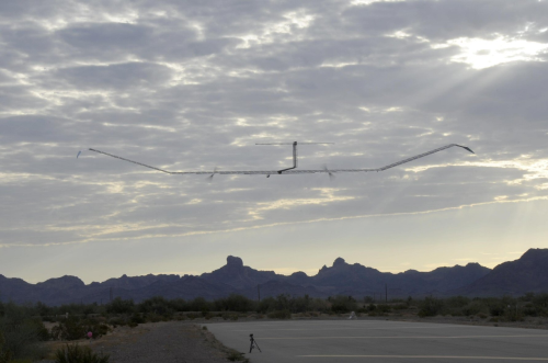 QinetiQ's Zephyr solar aircraft being launched