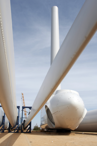 Owens Corning's Ultrablade fabrics are designed for the production of wind turbine blades.