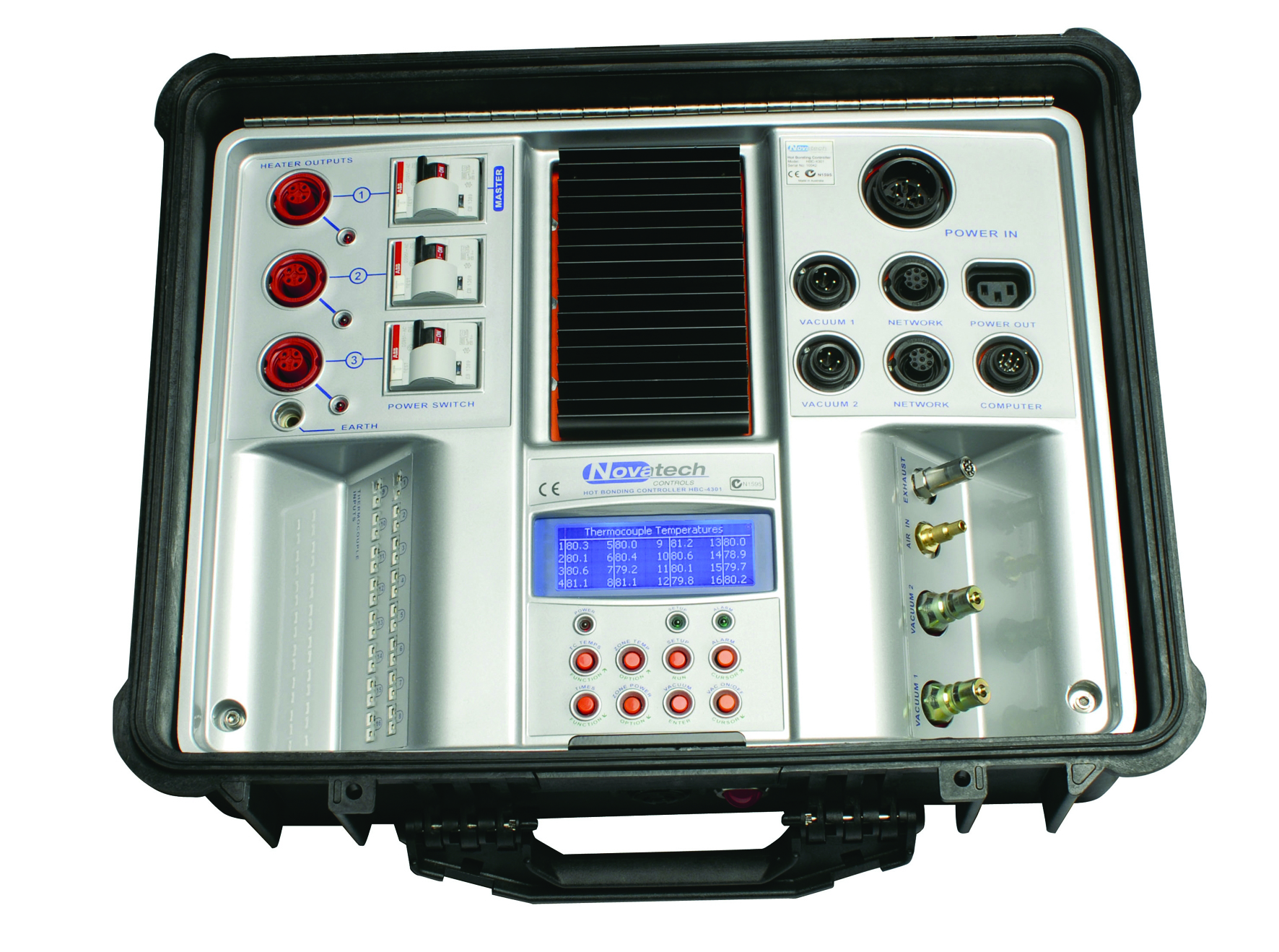 The controllers provide temperature control for the manufacture and repair of adhesive bonded components.