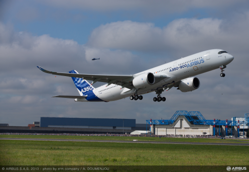 TenCate produces thermoplastic composites for aircraft such as the Airbus A350. (Photo: Alexandre Doumenjou)