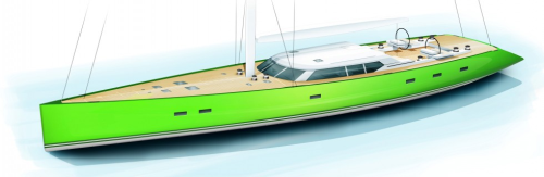 Inoui, a 33 m (108 ft) composite sloop, is being constructed at Green Marine and the carbon hull and superstructure will arrive at Vitters' yard in May 2012. Inoui is scheduled for delivery in May 2013.