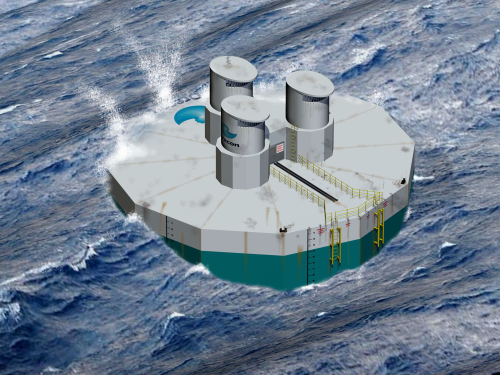 Wave Hub will be built about 10 miles offshore and be connected to the National Grid. The hub will act as a giant ‘socket’ into which wave energy device developers can plug their devices and carry out pre-commercial testing.