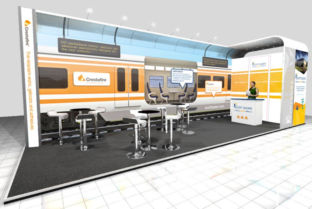 Scott Bader says it plans to exhibit a range of products at the annual Innotrans rail technology exhibition.
