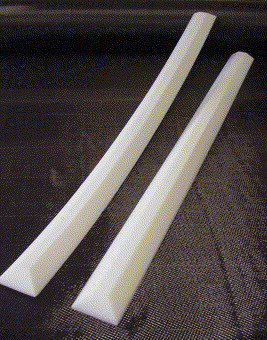 Figure 5. Precisely machined and thermoformed A-profiles.