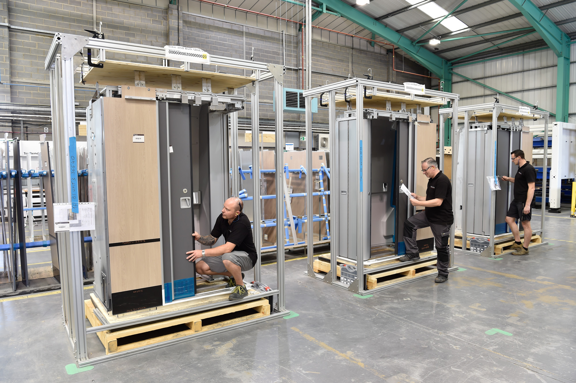 TRB Lightweight Structures and Hitachi have begun a project to make composite toilet panels, partitions and doors.
