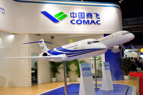 There was much interest in COMAC’s C919 at the recent Singapore Air Show. (Photo: Jordan Tan/Shutterstock.com)