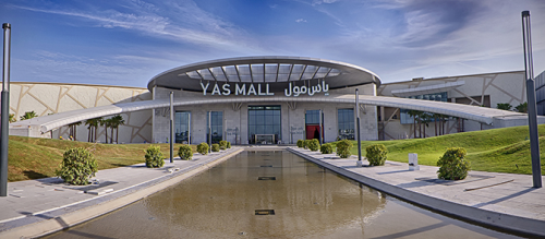 The entrance of Abu Dhabi's premier shopping mall.