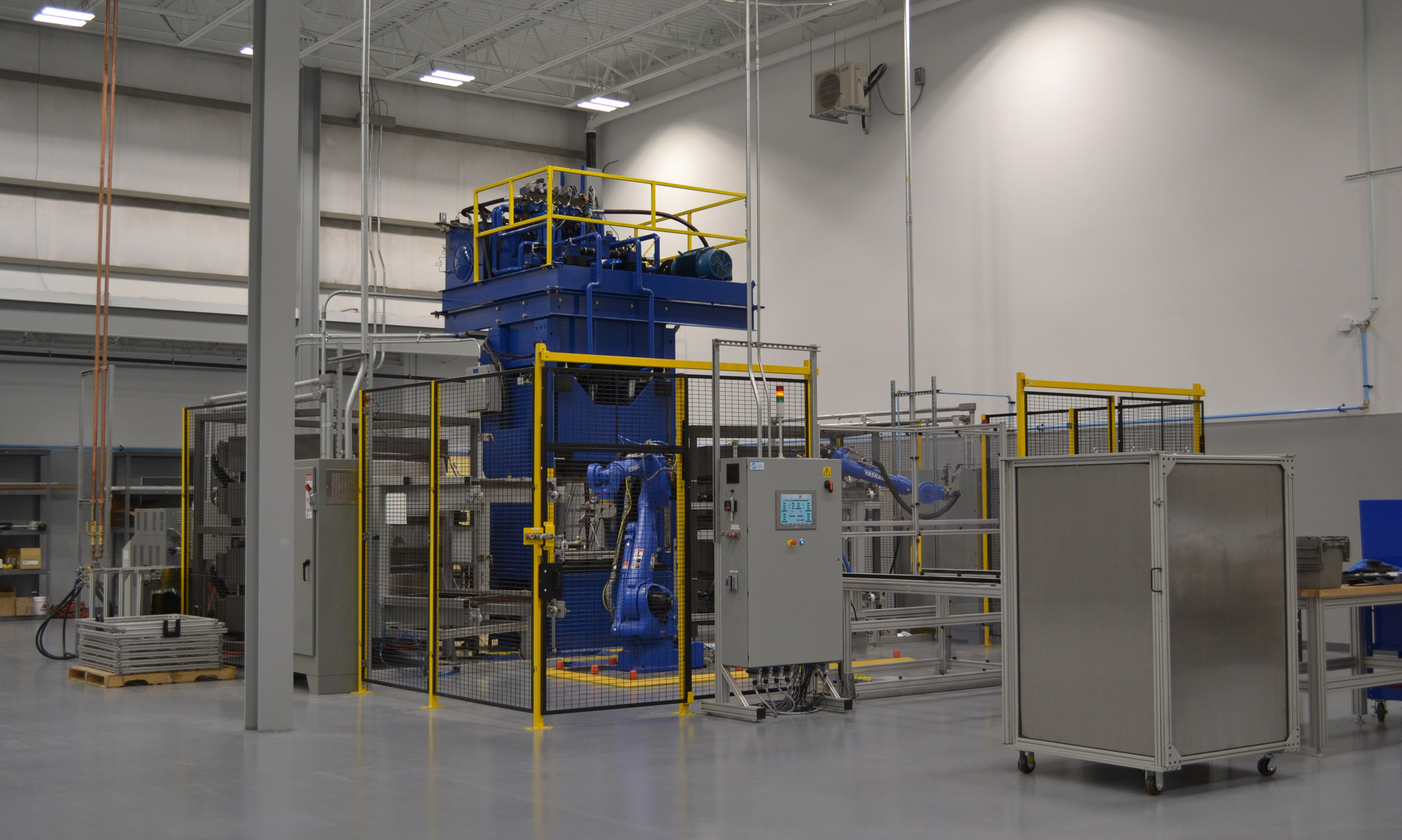 TxV’s manufacturing facility was designed and built to form polyketone composite parts for commercial aerospace.