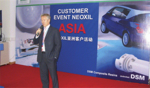 Remko Goudappel at the China Composites Expo 2006 in Shanghai.
