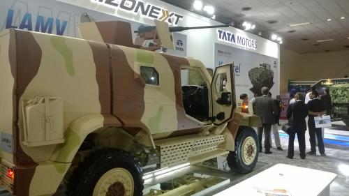 Tata Motors’ Light Armored Multipurpose Vehicle.