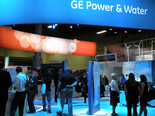 Activity on the show floor was quite brisk on the first day of WINDPOWER 2014 at the Mandalay Bay Resort & Casino in Las Vegas.