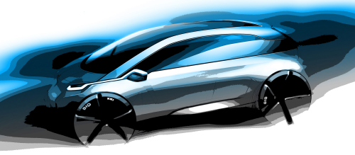 The new Megacity Vehicle electric car could look something like this.
