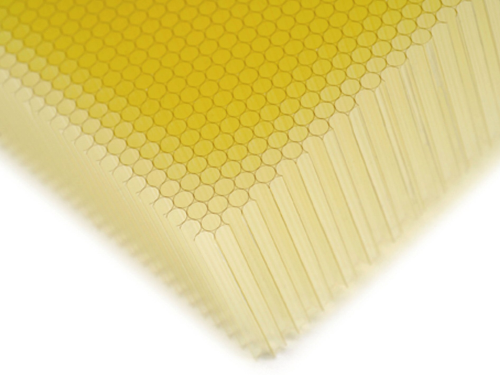 Sabic's Ultem PEI resin provides high strength and stiffness as well as inherent flame retardance, making it well suited for honeycomb core.