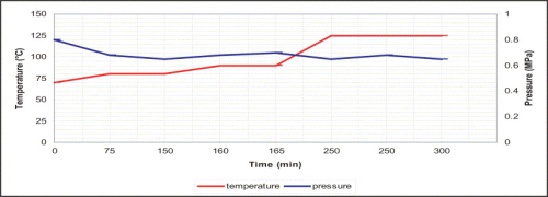 Figure 3. Typical in-mould pressure characteristics.