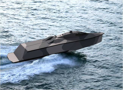 The Piranha USV could be a useful tool for combating modern piracy. Capable of cruising long distances to escort single ships or convoys, it could use advanced sensors and networked satellite or terrestrial communications to detect pirates or other hostiles before they can threaten shipping.
