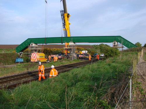Part 2 of this feature will look at the use of composites in rail infrastructure, such as this bridge in Blackpool, UK.