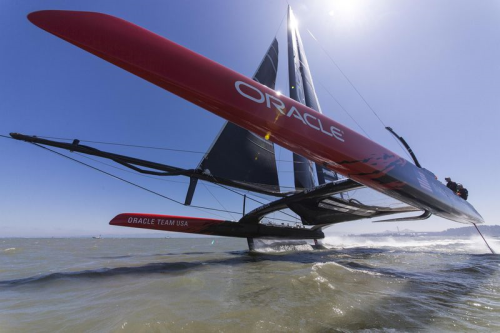As Official Innovation Partner of ORACLE TEAM USA for the 35th America’s Cup, Airbus will share its know-how of composites and other disciplines. (PIcture © Guilain GRENIER.)