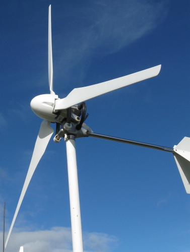 Natural fibre reinforced plastic blades have been used for a rooftop wind turbine.