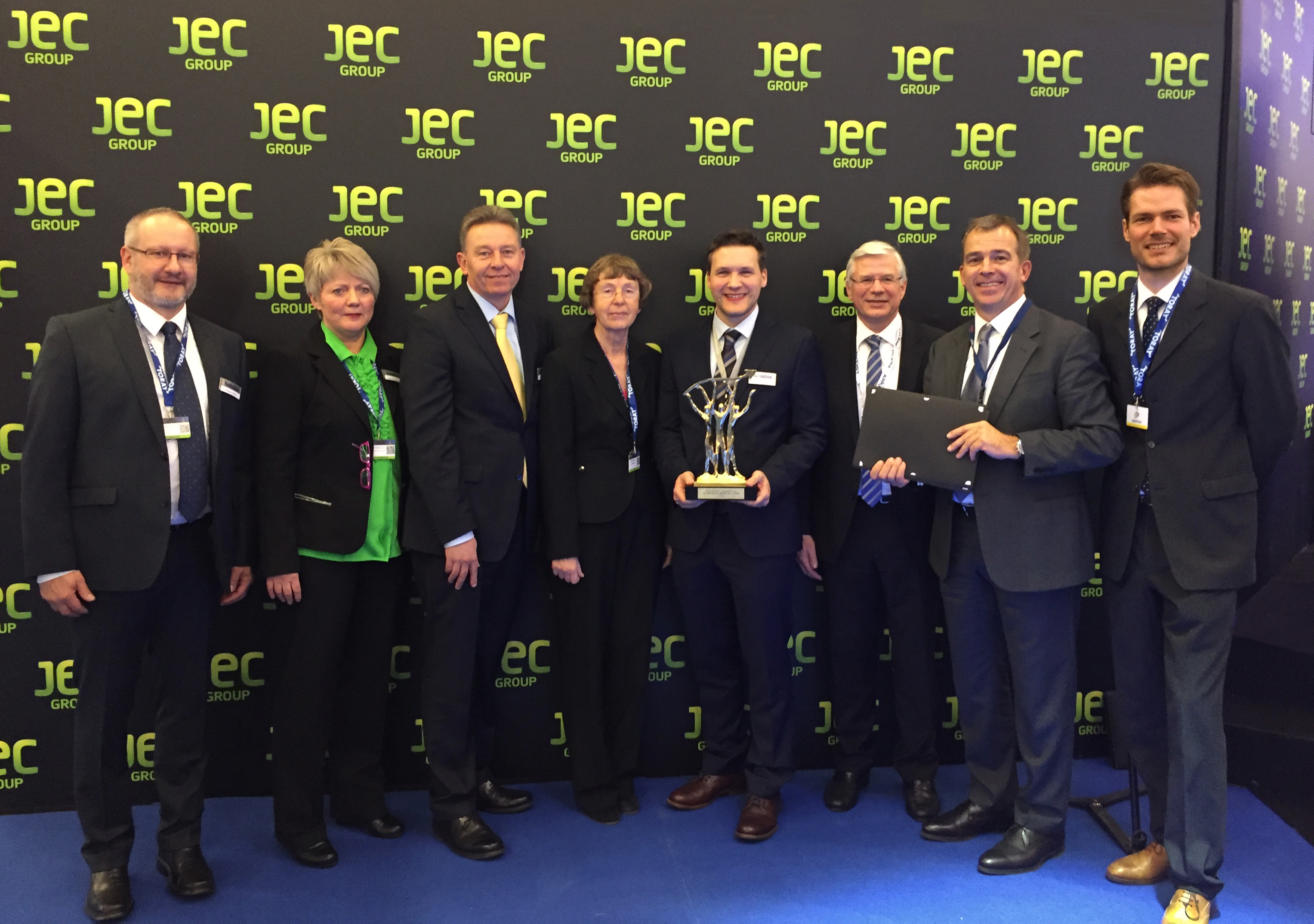 Textechno won the JEC World Innovation Award 2016 for a new testing system to access the properties of a fiber to matrix interface.