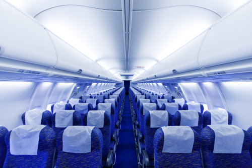 A large aircraft will contain around 6 tonnes of interior parts. (Picture © StudioSmart / Shutterstock.com.)