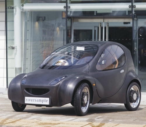 Epoxy prepregs form the body shell and bonnet of this new urban concept car.