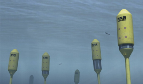 The Archimedes Wave Swing system from AWS Ocean Energy.