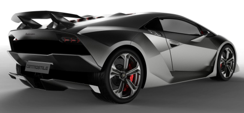 Lamborghini's Sesto Elemento – a demonstration of carbon fibre technology.