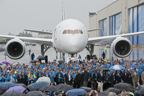 Boeing celebrated the delivery of the first 787 Dreamliner to launch customer ANA during a ceremony on 26 September.