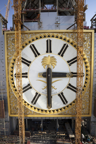 The clock face of the Dokaae Tower. (Picture courtesy of PCT.)
