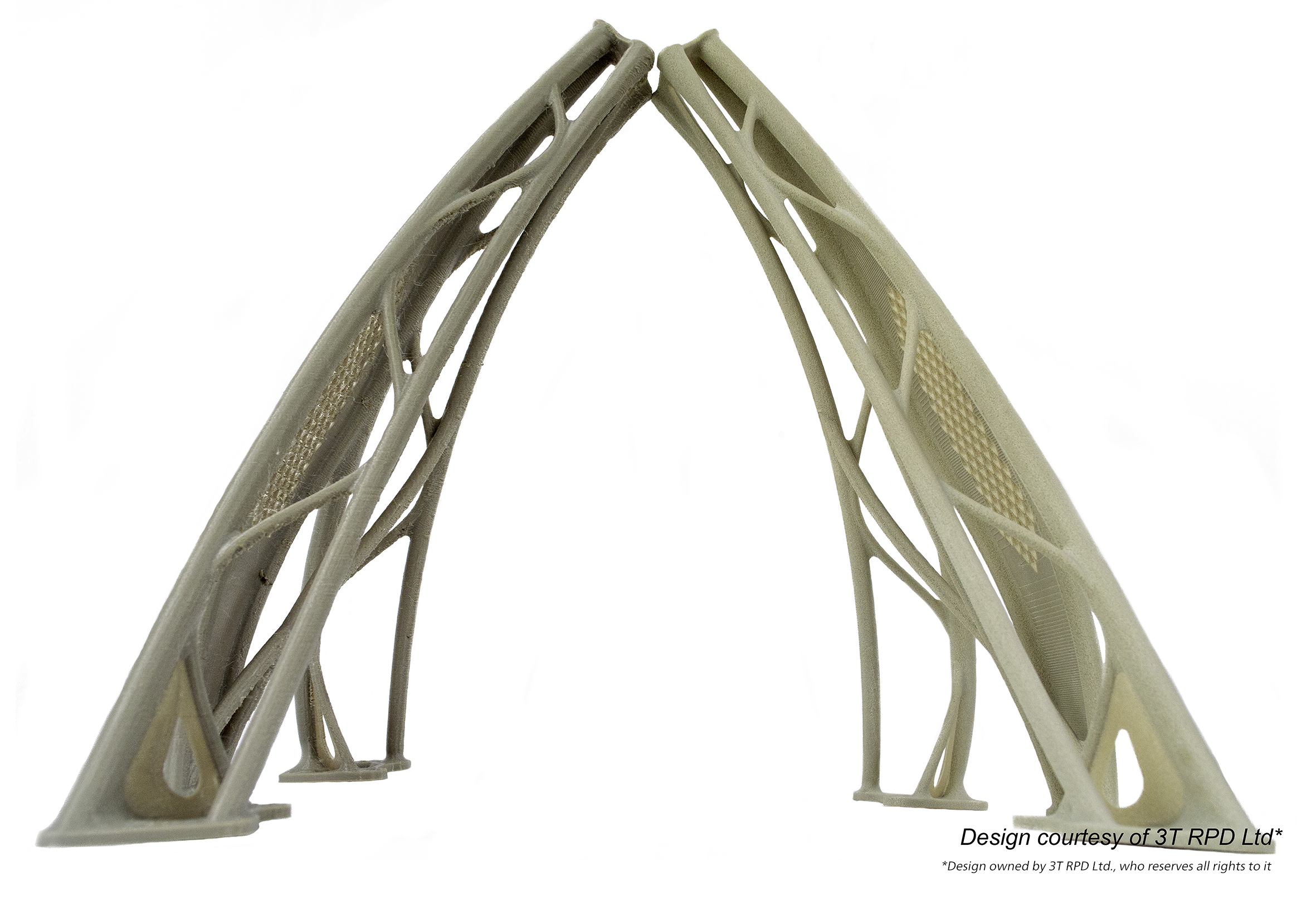 Victrex has developed new materials to make a 3D printed bio-mimetic bracket.