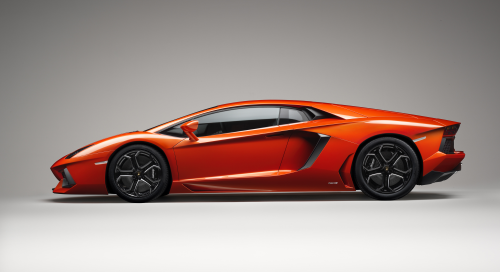 Top story: Lamborghini's new Aventador.