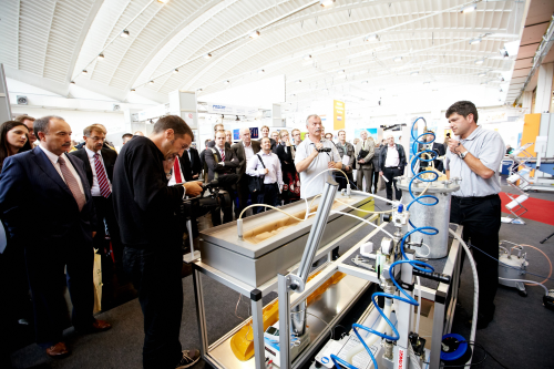 The Product Demonstration Area at COMPOSITES EUROPE 2010.