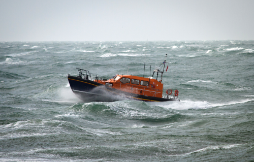 The RNLI has designed its new lifeboat, the Shannon class, for a 50-year service life, which should help the RNLI avoid the boom and bust production cycle that surrounds the introduction of each new boat generation. (Picture © RNLI/Nathan Williams.)