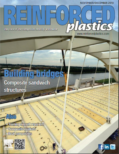 The November/December issue covered the use of composites in bridge building.