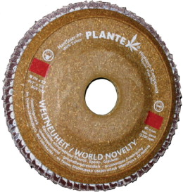 Grinding disc made with hemp – probably the most successful NFRP product in the world. (Picture courtesy of Christian Gahle.)