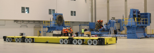 Fibre placement system for the production of A350 carbon fibre reinforced plastic (CFRP) shells at the Augsburg, Germany, site of Premium Aerotec. (Picture © Premium Aerotec.)