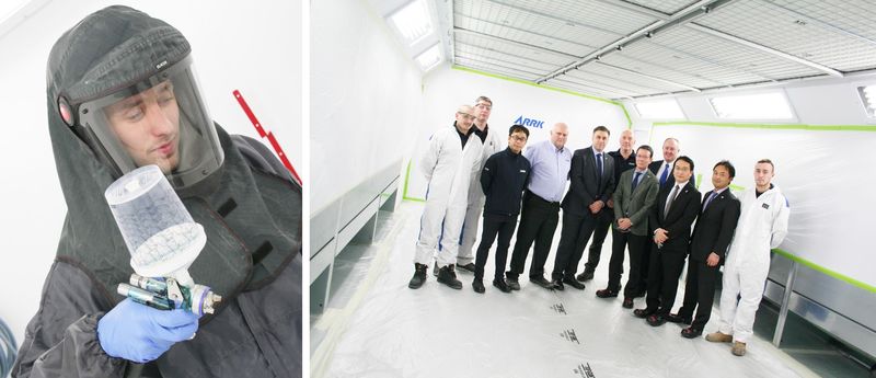 ARRK’s new paint spraying facility opens its doors to meet the growing UK automotive demand.