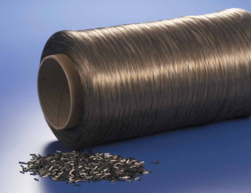 Nickel-coated carbon fibre.