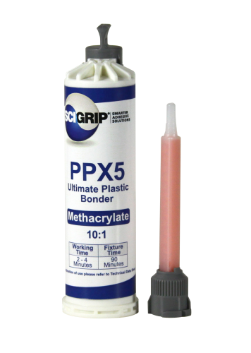 PPX5 acrylic-based adhesive.