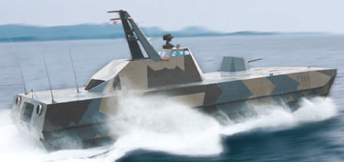 The Skjold patrol boat.